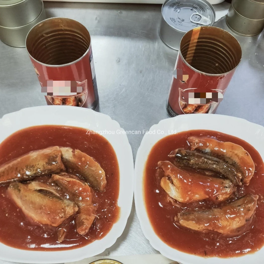 5.5oz Canned Seafood Canned Mackerel Fish in Tomato Sauce/Brine