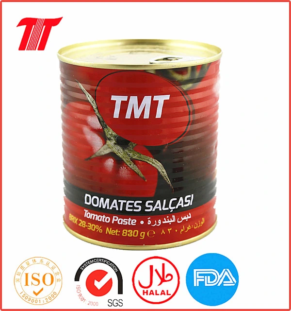 Italian Canned Foods--Canned Tomato Paste Easy Open