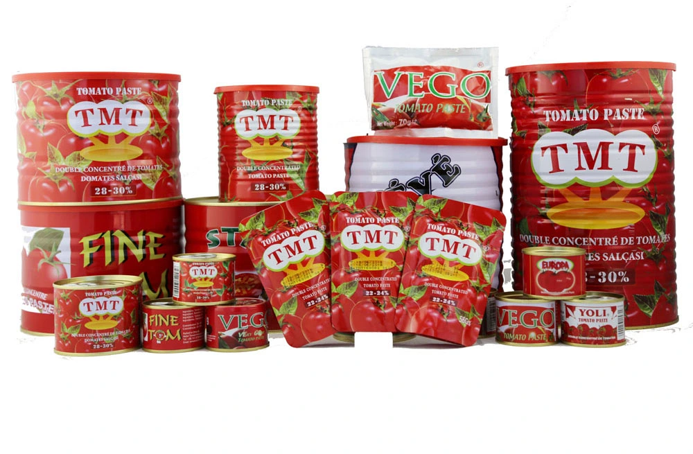Canned Vegetable Food Canned Tomato Paste Sachet Tomato Sauce