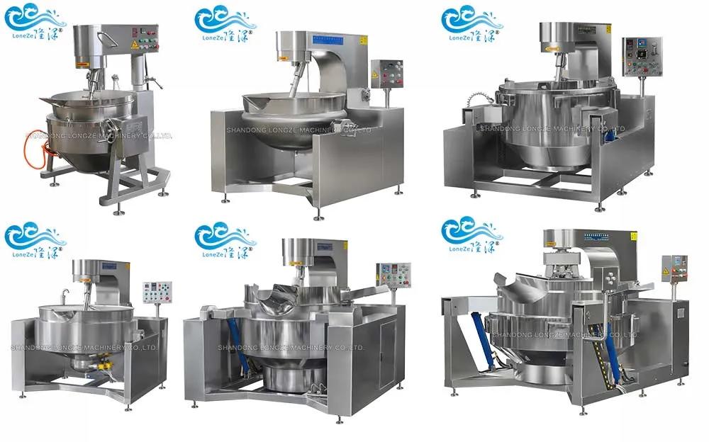 Cheap Price Cooking Oil Manufacturing Machine Jacketed Cooking Mixer Automatic Cooking Machine for Sale