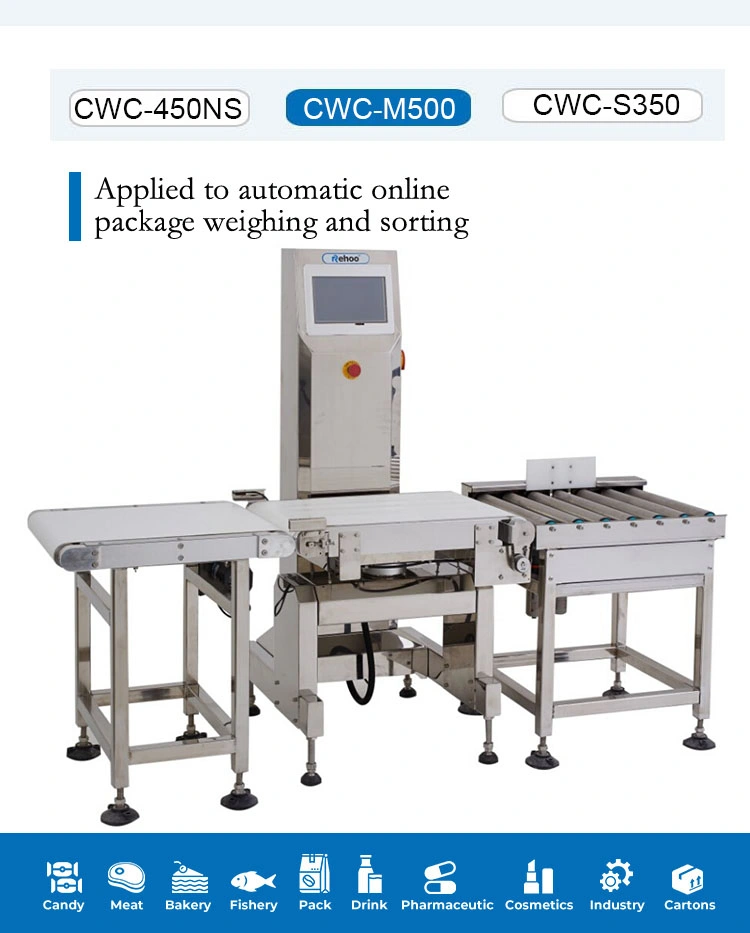 Digital Check Weigher with Partical Belt Digital Automatic Weighing Scale for Pork