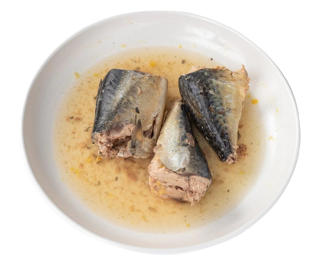 Canned Seafood Canned Mackerel Fish in Tomato Sauce Oval Can Fish 425g