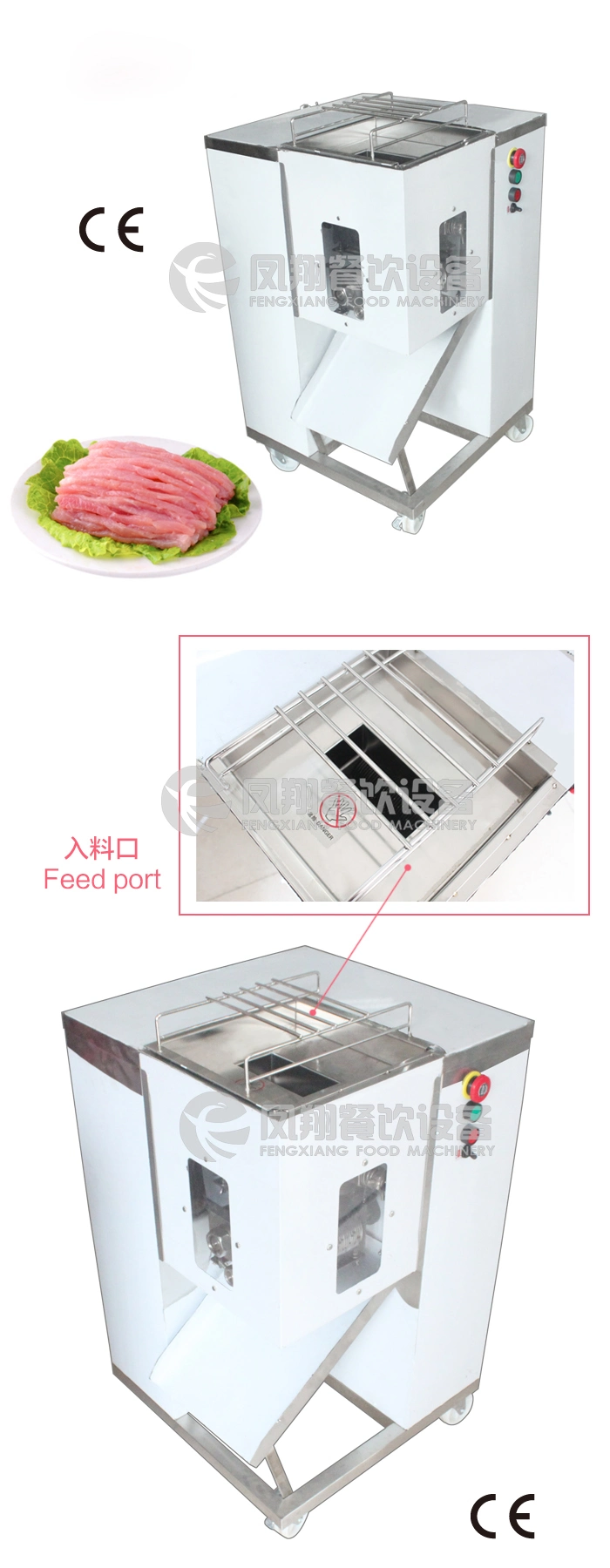 CE Approved High Efficiency Beef Meat Mutton Beef Slicer Machine