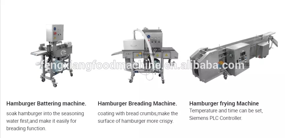 Chicken Beef Meat Burger Patty Making Machine Meat Patty Forming Line