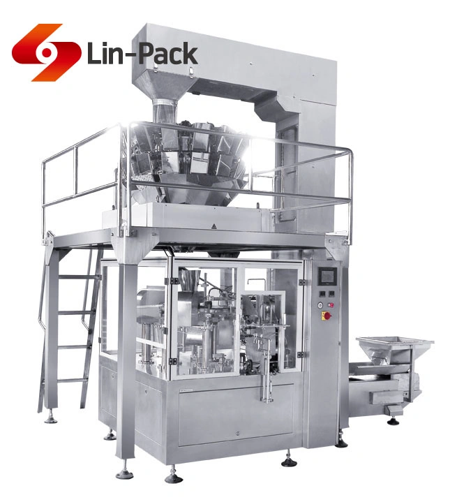 Automatic Dried Pork Beef Jerky Rotary Packaging Machine with Ce Certificate