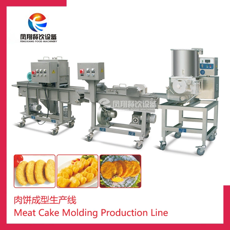 Chicken Beef Meat Burger Patty Making Machine Meat Patty Forming Line