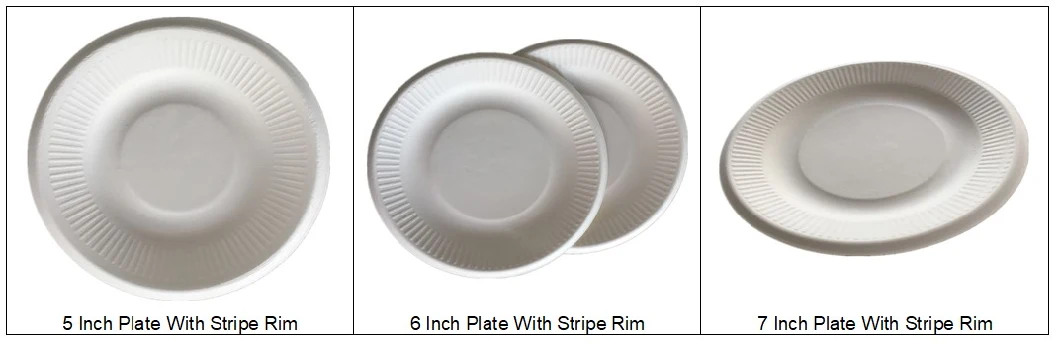 8 Inch Compostable Square Plate, Salad, and Luncheon Plate Made From Bagasse Sugarcane Fiber