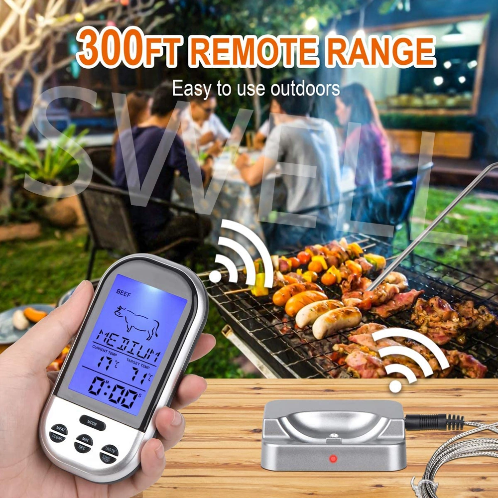 Hot Sale Food Thermometer BBQ Meat Thermometer New Digital Kitchen Wireless BBQ Food Meat Thermometer