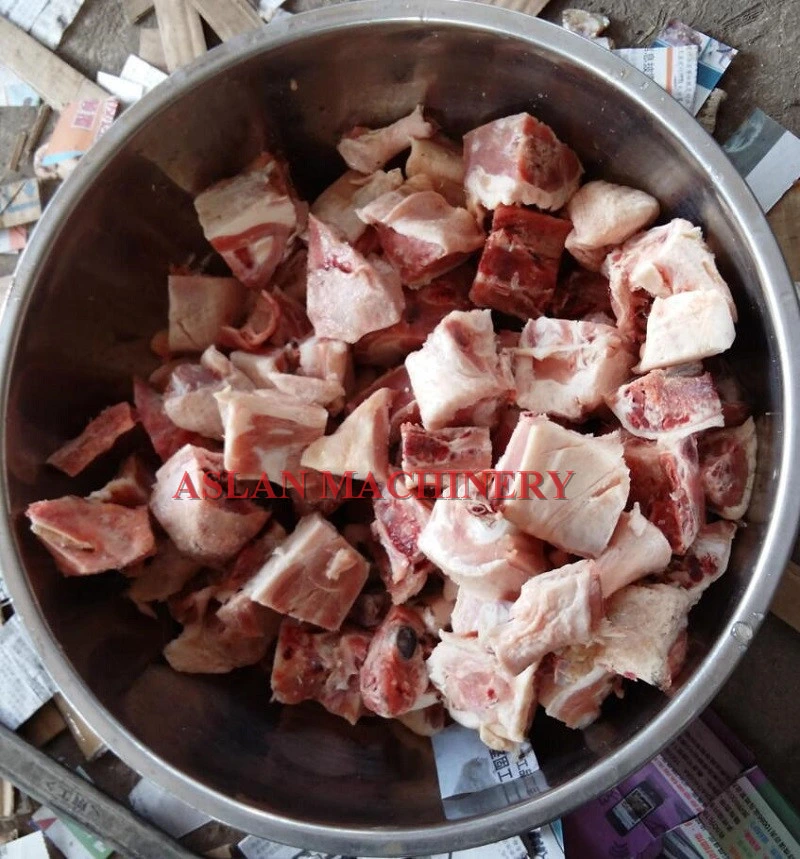 Chicken Claw Cutter Chopper/Pork Ribs Mutton Chops Cutting Machine/Lamb Leg Meat Cube Cutting Machine