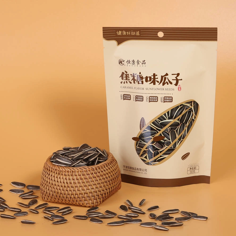 Chinese Organic Caramel Flavor Sweety Dried Fruit Sunflower Seeds Canned Foods in Cans Package