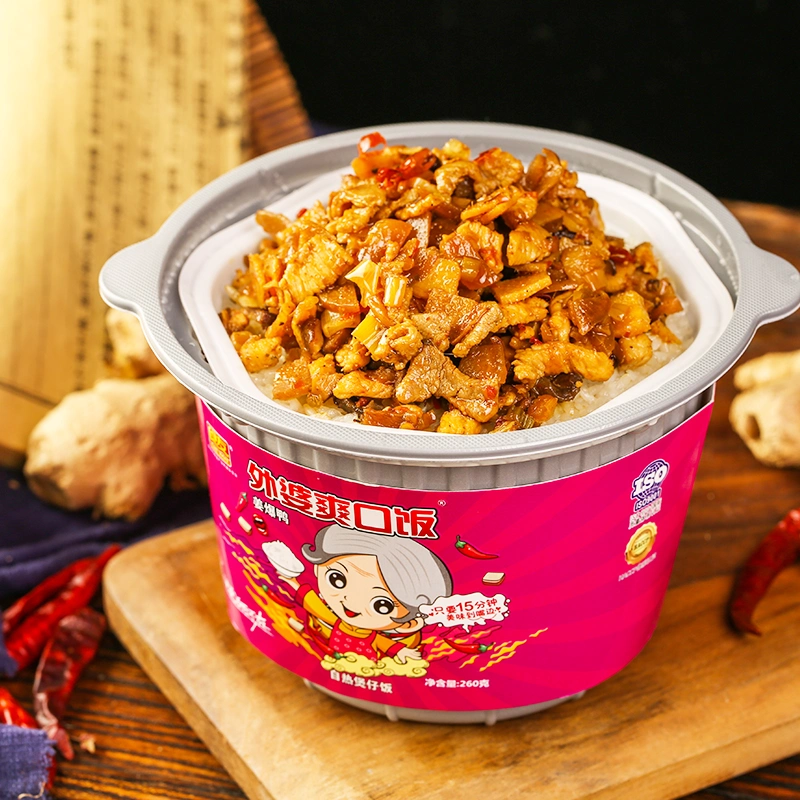 Zihaiguo Convenient Instant Food Self-Heating Taiwan Rice with Stewed Pork Instant Hotpot