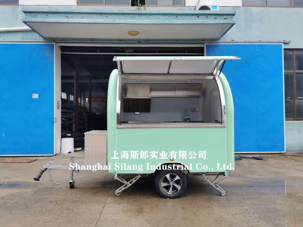 Australia Standard Churros Fast China Food Trailer, Mobile Restaurant Food Cart for Ice Cream