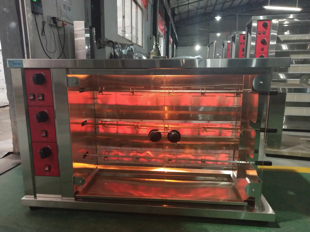 5 Layers Gas Chicken Rotisserie Oven Roast Machine for Bakery Equipment