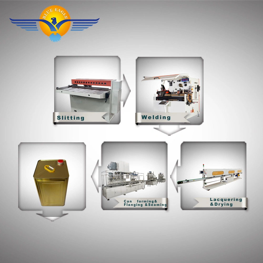 Automatic Machine Tins	for All Type of 0.1-25L Metal Cans