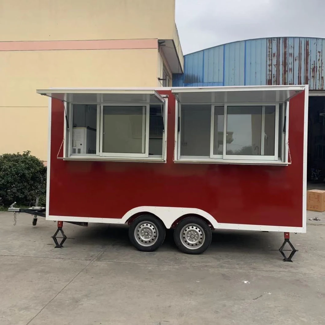 Hot Dog Food Trailer China Food Truck Shawarma Food Cart