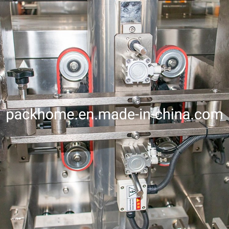 Full Automatic Steak Meat Cube / Diced Meat / Pork Meatball Weighing Bagging Wrapping Package Packaging Packing Machine