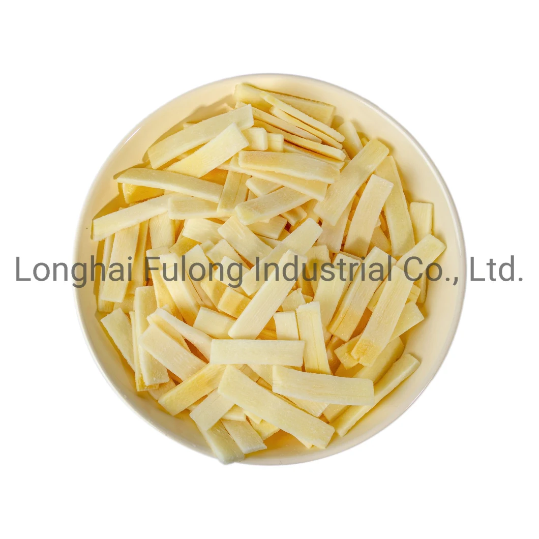 New Crop High Quality IQF Frozen Bamboo Shoot Strips, Frozen Bamboo Shoot Slices, ISO/HACCP/Brc/Kosher/Halal