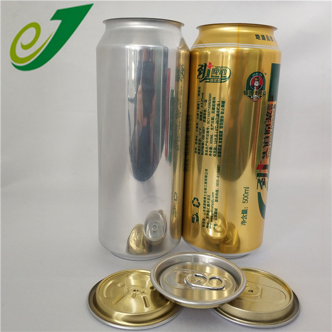 Empty Soft Drink Cans Aluminum Beer Can with Can Lids