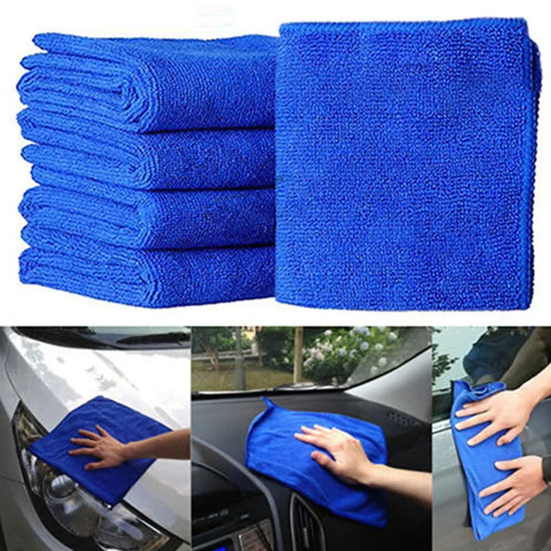 Professional Microfiber Towels for Cars – 6 Pack – [12 in x 12 in