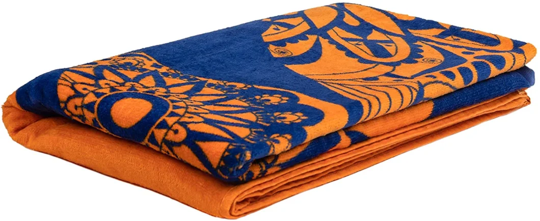 100% Cotton or Microfiber Towel for Beach Bath Pool Swimming SPA Sports Multi-Color