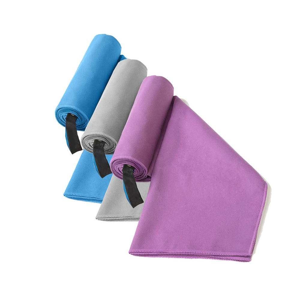 Printing Designed Edgeless Microfiber Yoga Towel Embroidery Logo