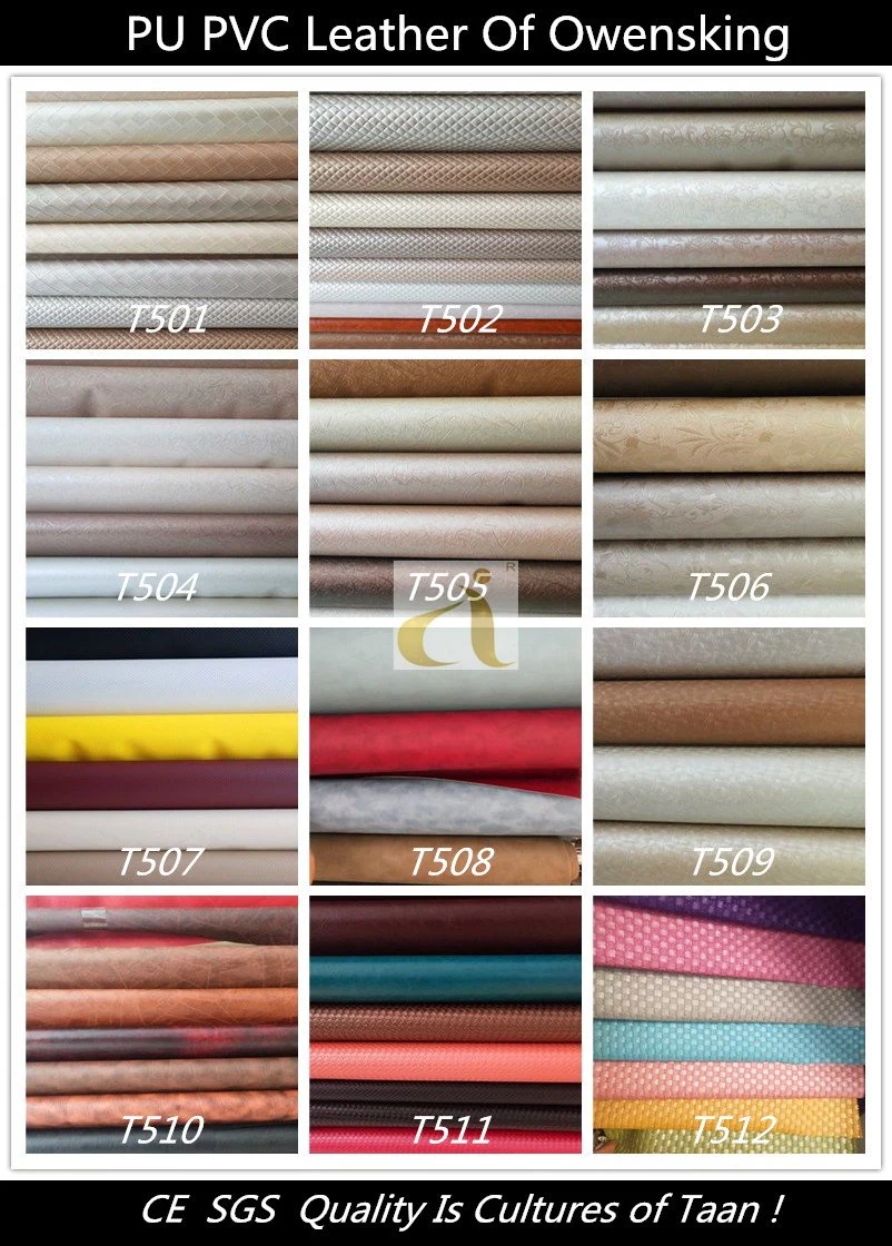 PVC Artificial Fabric Sofa Leather for Furniture Waterproof Breathable PVC PU Leather Fabric for Furniture