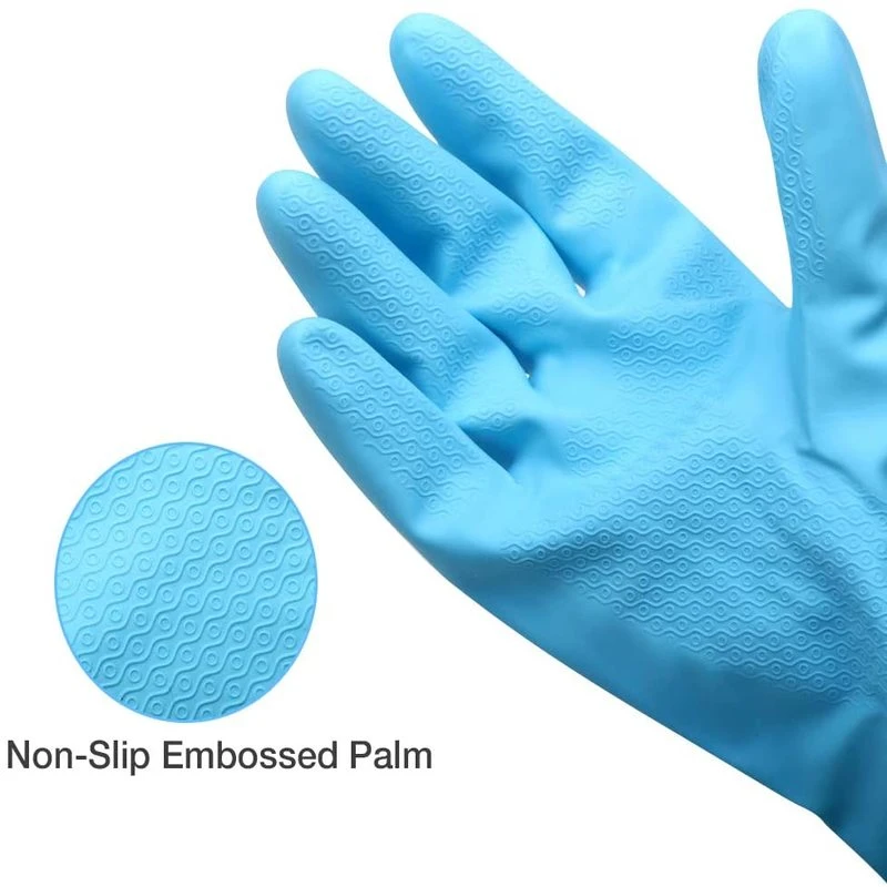 Disposable Gloves Latex Rubber Cleaning Food Universal Home Garden Cleaning Household Cleaning Dark Blue Gloves