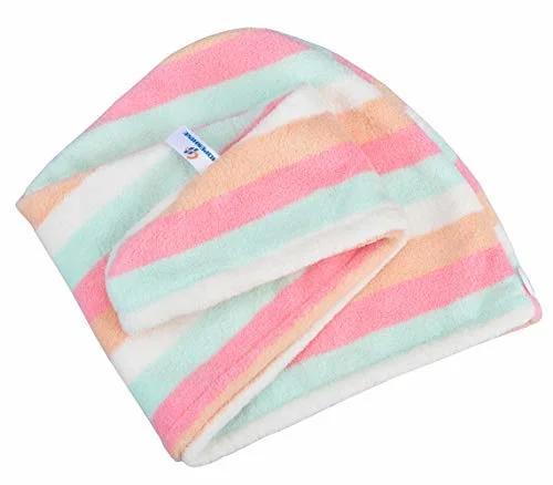 Hair Drying Towel Twist Microfiber Towels for Hair Turban Wrap Fast Drying Super Soft and Absorbent Great Gift for Women and Girls