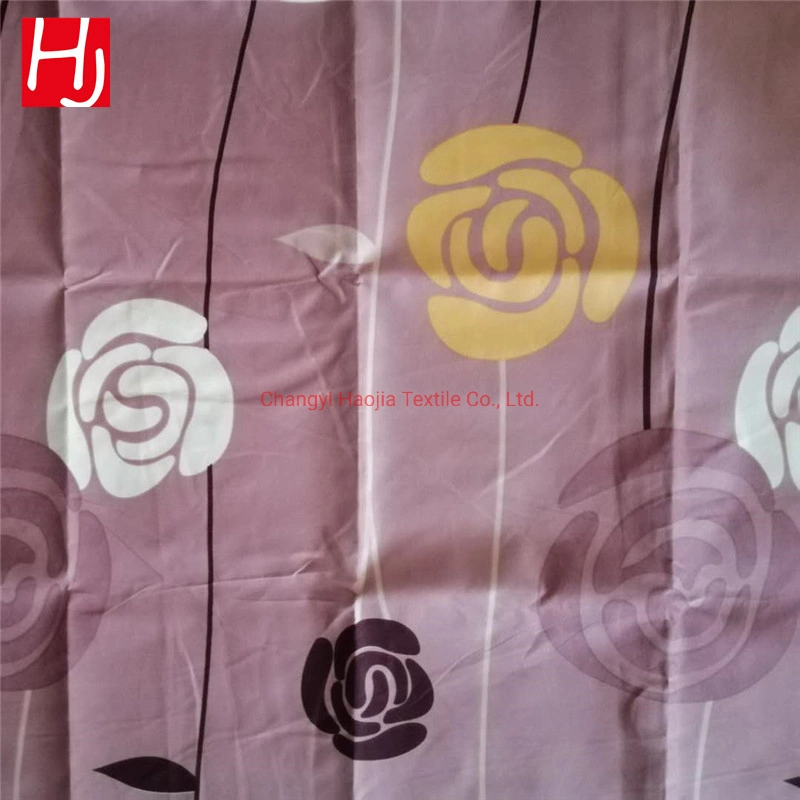 Disperse Printed Fabric 100 Polyester Microfiber Bed Sheet Fabric