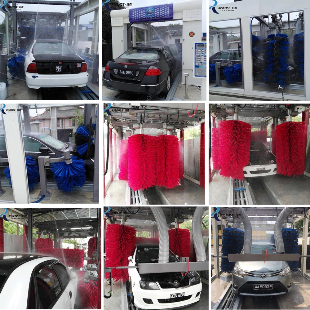 Automatic Car Wash Tunnel System Risense Cc-695 / Good Quality Automatic Tunnel Car Wash Equipment