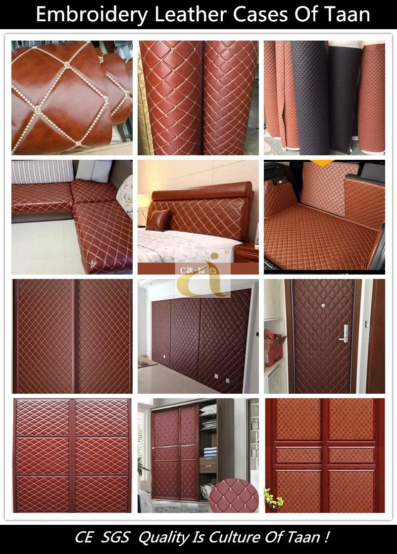 PVC Artificial Fabric Sofa Leather for Furniture Waterproof Breathable PVC PU Leather Fabric for Furniture