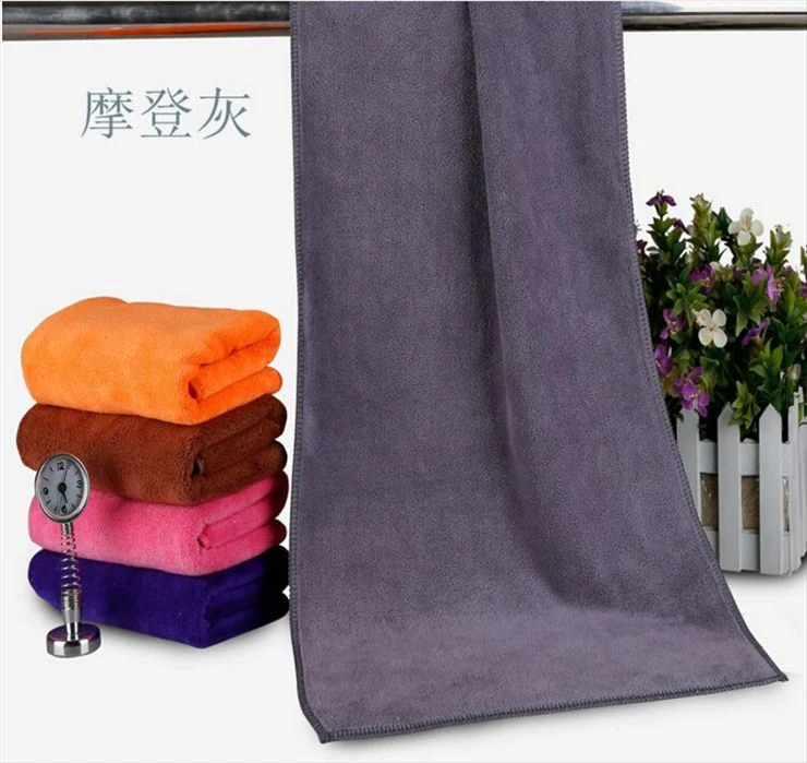 Black Color Microfiber Hair Drying Towel for Hair Saloon