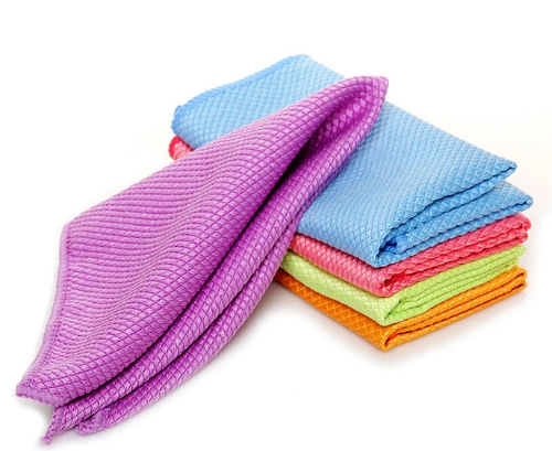 Microfiber Glass Polishing Cloths Thick Lint -Free Drying Towels