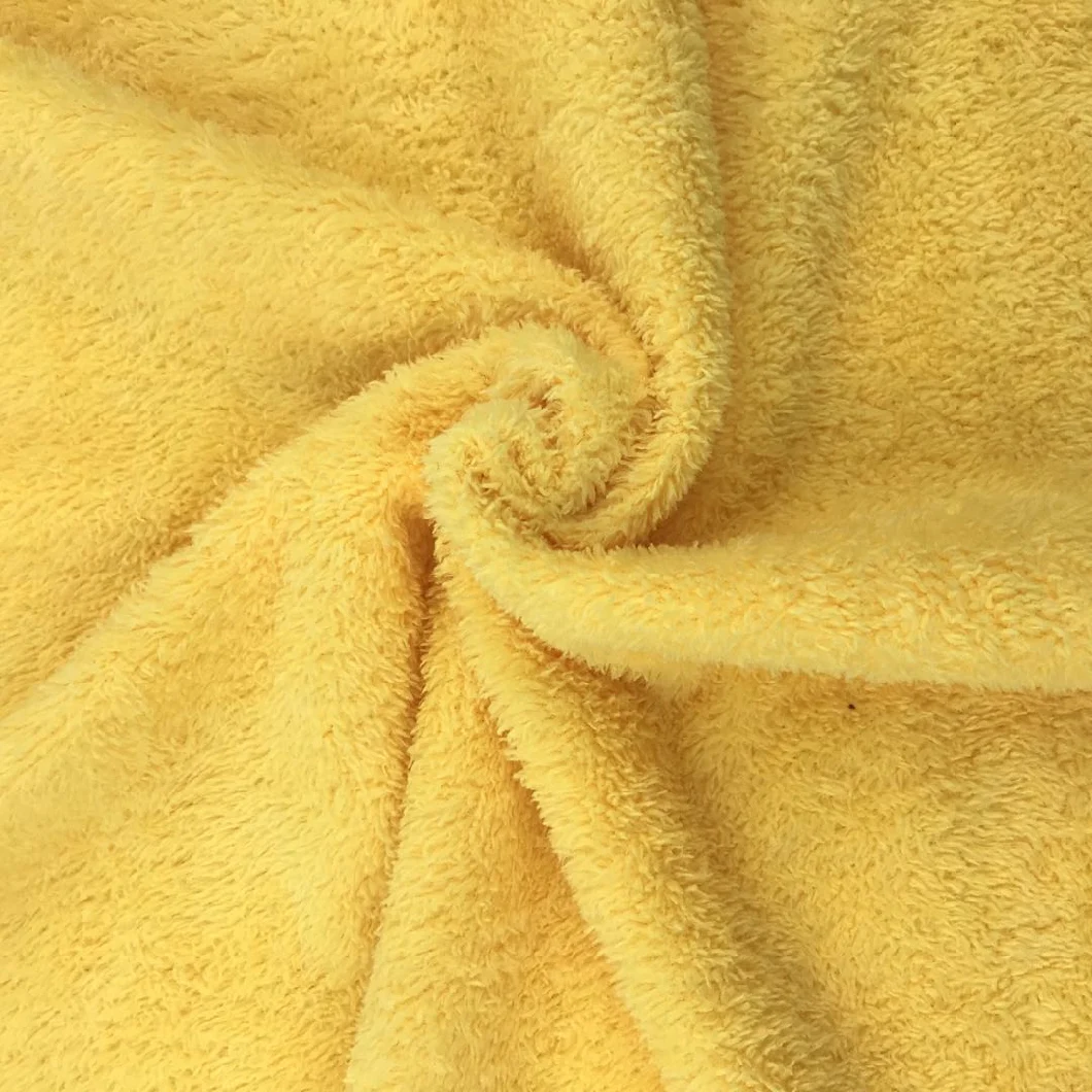 Microfiber Polyester Fabric Microfiber Coral Fleece Fabric Towel