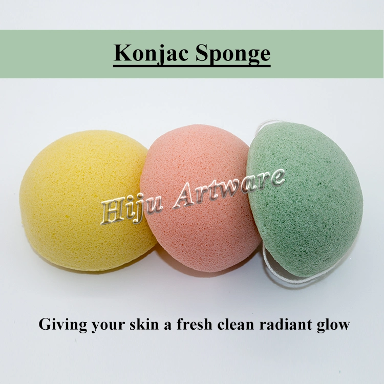 for All Skins Natural Konjac Sponge Facial Care Cleaning Washing Sponge