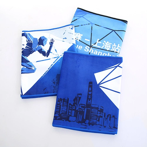 Custom Printed Microfiber Beach Sports Towel with Logo, Sports Mircofiber Towel, Travel Mircofiber Towel, Yoga Microfiber Towel