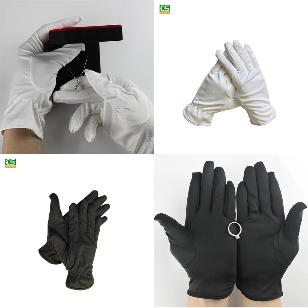 Manufacturer Custom Logo Microfiber Gloves Cleaning Gloves Used for Jewelry and Ceremony