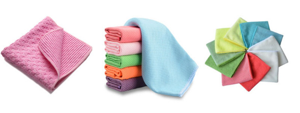 OEM Microfiber Waffle Towel Super Absorbent and Lint Free Kitchen Cleaning Towels