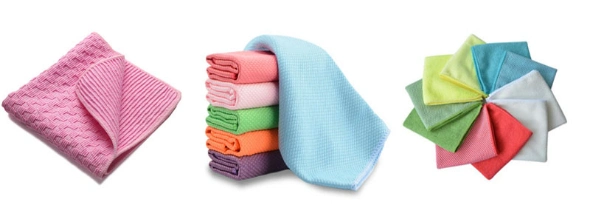 Custom Highly Absorbent, Lint-Free, Streak-Free All-Purpose Microfibre Rags Microfiber Cleaning Towels