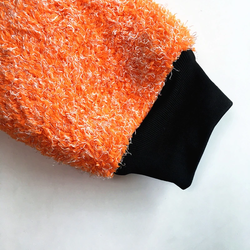 Scratch-Free Premium Microfiber Plush Car Wash Mitt Cleaning Glove