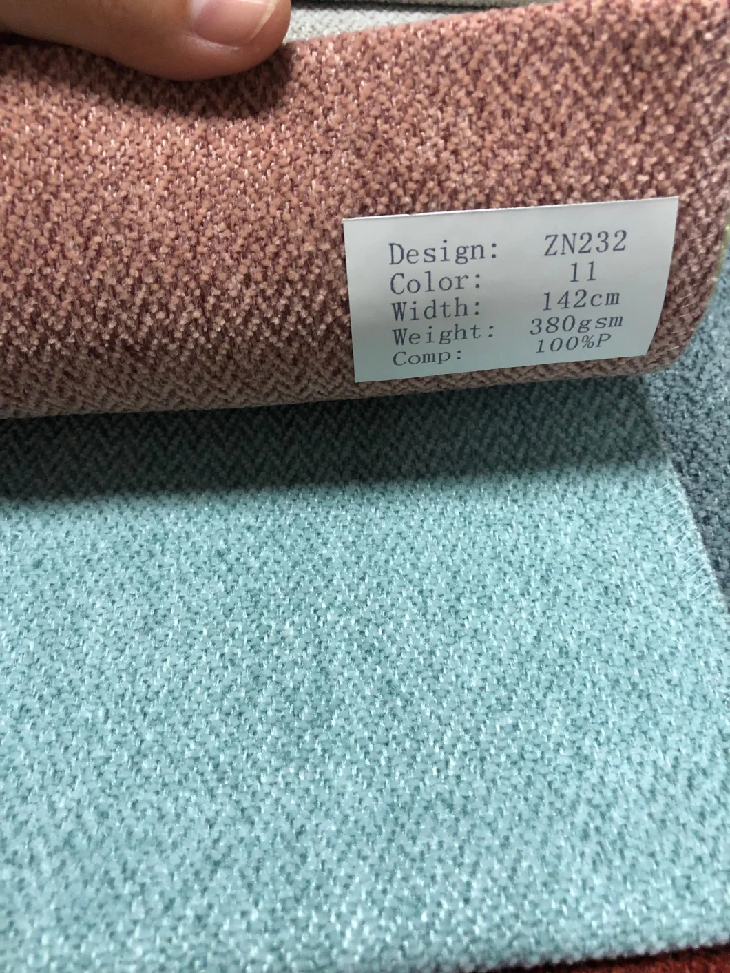 100%Polyester Chenille Fabric Sofa Fabric Upholstery Fabric Furniture Fabric (ZN232)