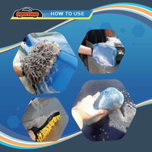 Coral Fleece Car Wash Mitt/Glove (CN1501)