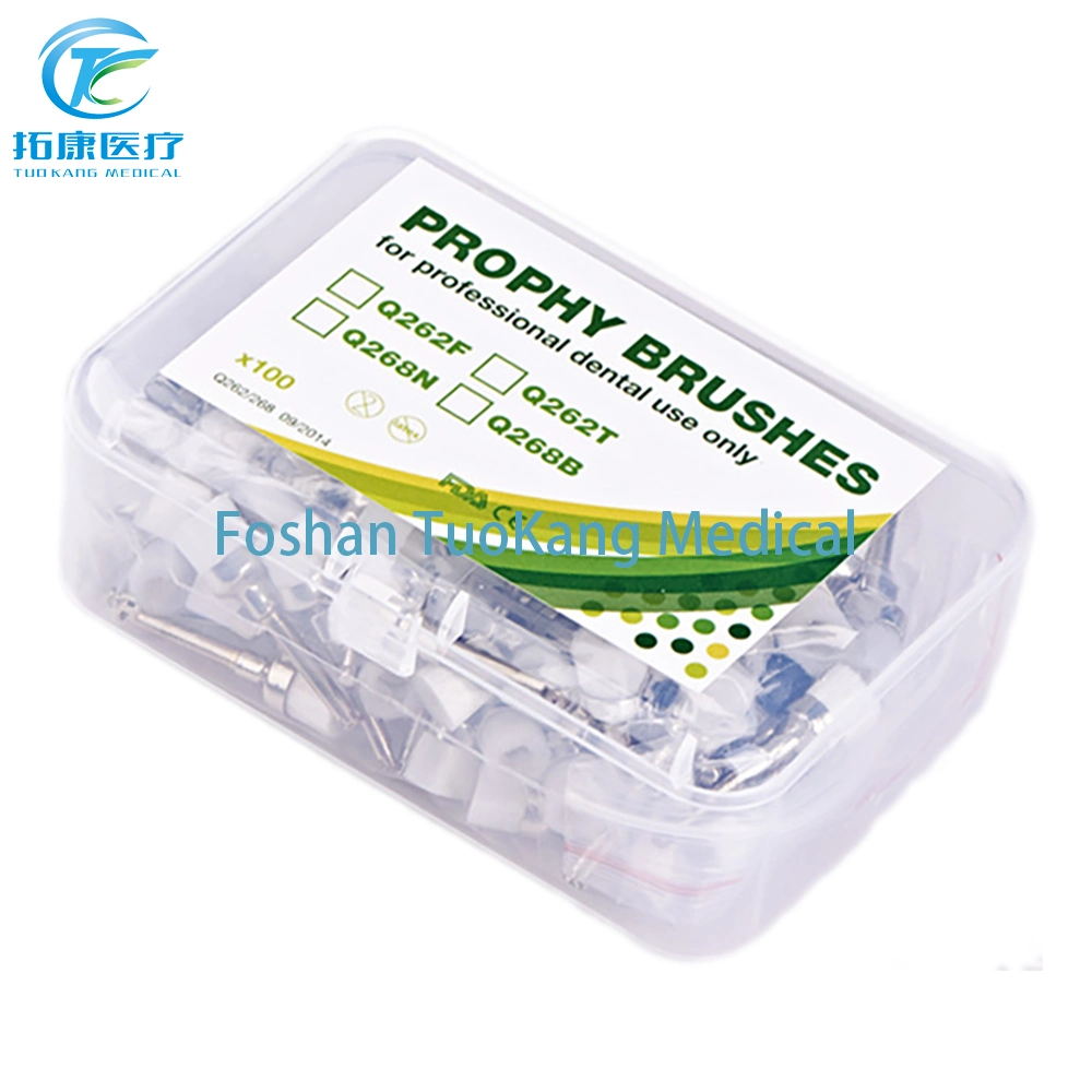 Wholesale Disposable Dental Prophylaxi Prophy Screw Style Polishing Cups Brushes 100PCS/Pack Disposable Micro Brush Applicators