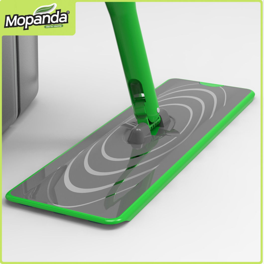 Household Cleaning Transparent PP Bucket Magic Microfiber Flat Mop