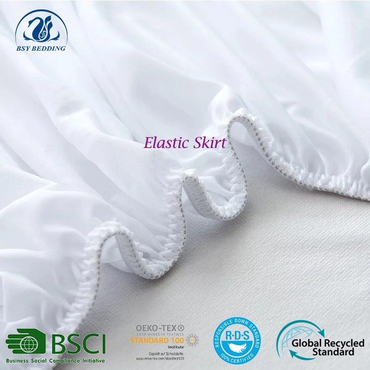 Breathable and Machine Washable Bed Cover Protector Microfiber Hotel Waterproof Mattress Protector