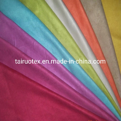 Microfiber Suede Fabric with Composite Mesh Fabric for Sofa Fabric