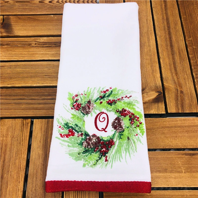 Wholesale Economy All Purpose Pure Cotton Absorption Thick Absorbent Cleaning Wipes Towel Dish Towel Household Cleaning Cloth kitchen Towel Tea Towel