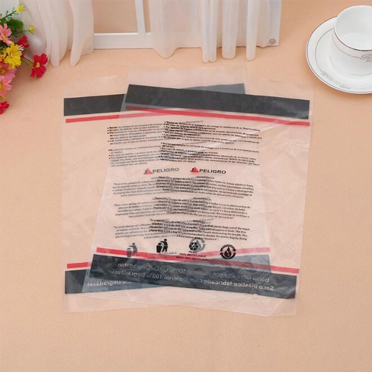 High Quality Custom Size and Design LDPE Beautiful Hand cloth Bag/ LDPE Plastic Bag for cloth