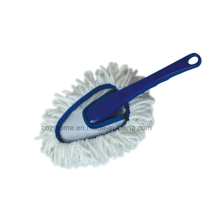 Car Cleaning Trangle Cotton Duster with PP Handle (3005F)
