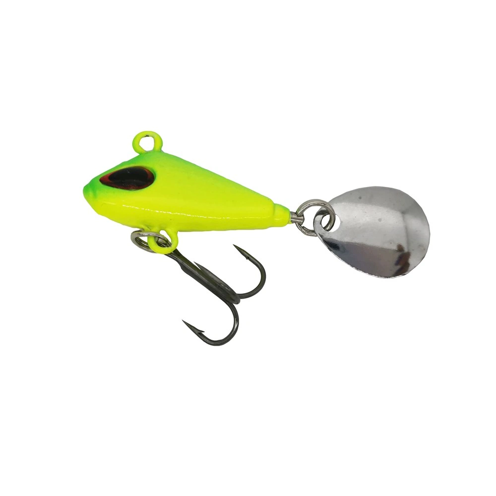 Fishing Lure 2.5cm-6.5g Bullet Leadjig Lipless Crankbait with Rotating Rear-Blades